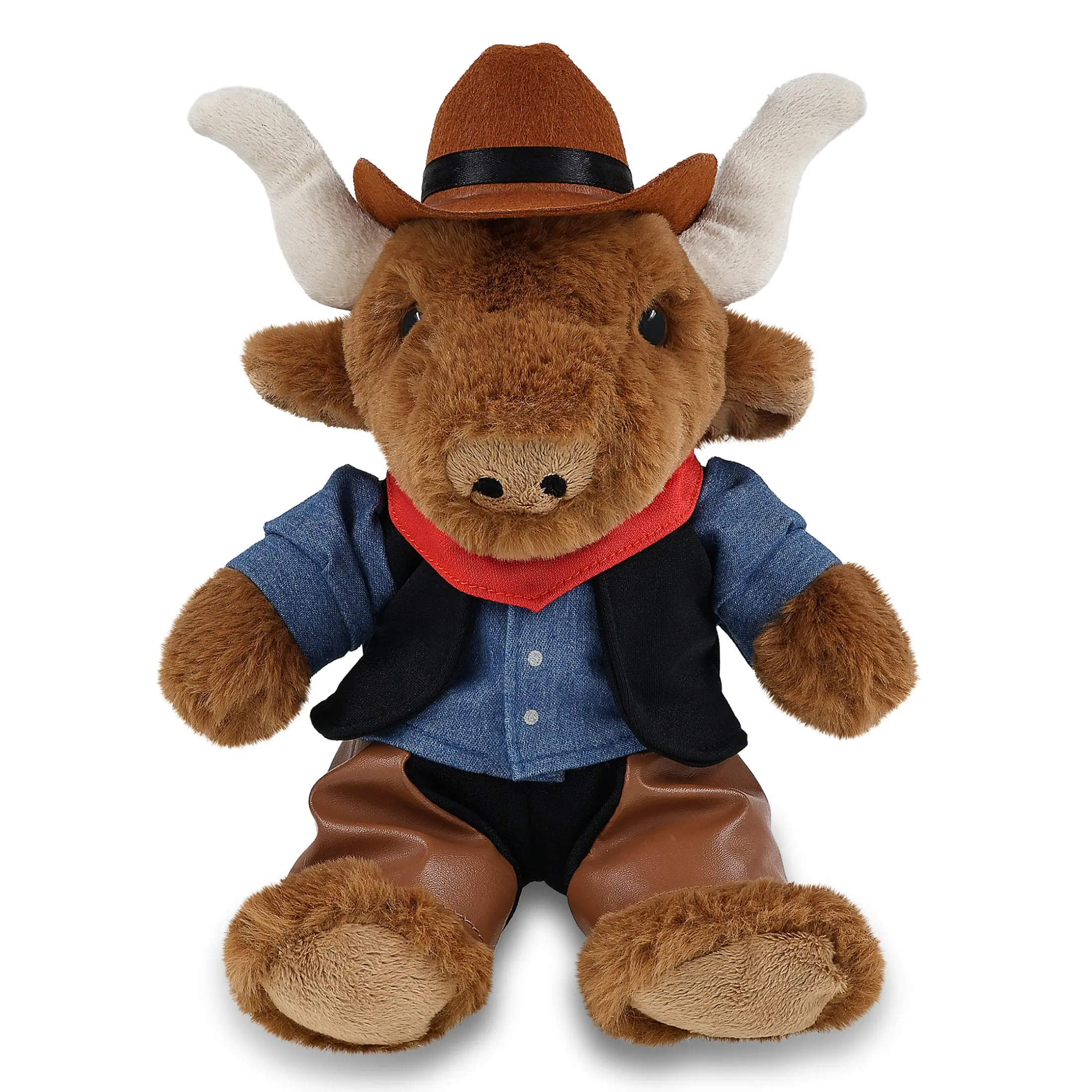 SUPER SOFT PLUSH - TEXAS LONGHORN COWBOY DRESS UP