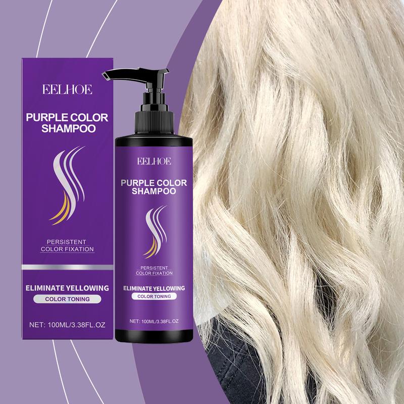 EELHOE Purple Shampoo - Anti-Yellowing Color Lock Formula, Deep Moisturizing  Frizz-Control for Long-Lasting Vibrant Hair Vibrant Hair Color Protector: EELHOE Purple Shampoo, Anti-Yellowing Moisturizing, Locks Dye Strengthens Hair