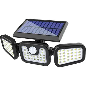 Solar Outdoor Lights ,3 Heads Dimmable SpotLights with 3 Modes,IP65 Waterproof,Suitable for Yard, Garage, Porch, Pool,Garden,Barn,Patio,Thanksgiving home decor,Holiday Haul,Christmas gifts