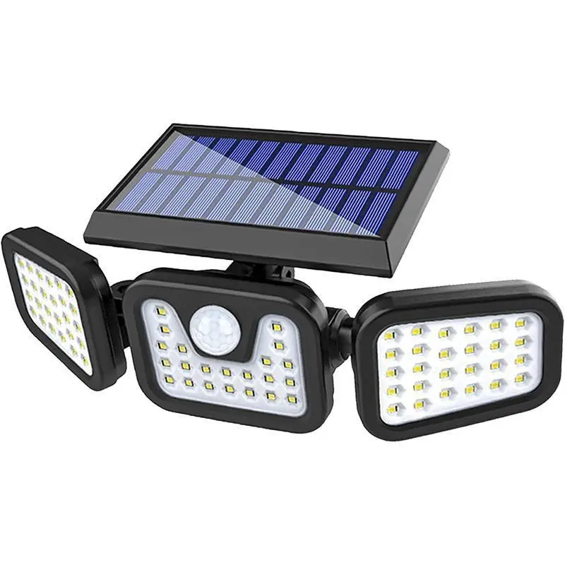 Solar Outdoor Lights ,3 Heads Dimmable SpotLights with 3 Modes,IP65 Waterproof,Suitable for Yard, Garage, Porch, Pool,Garden,Barn,Patio,Thanksgiving home decor,Holiday Haul,Christmas gifts
