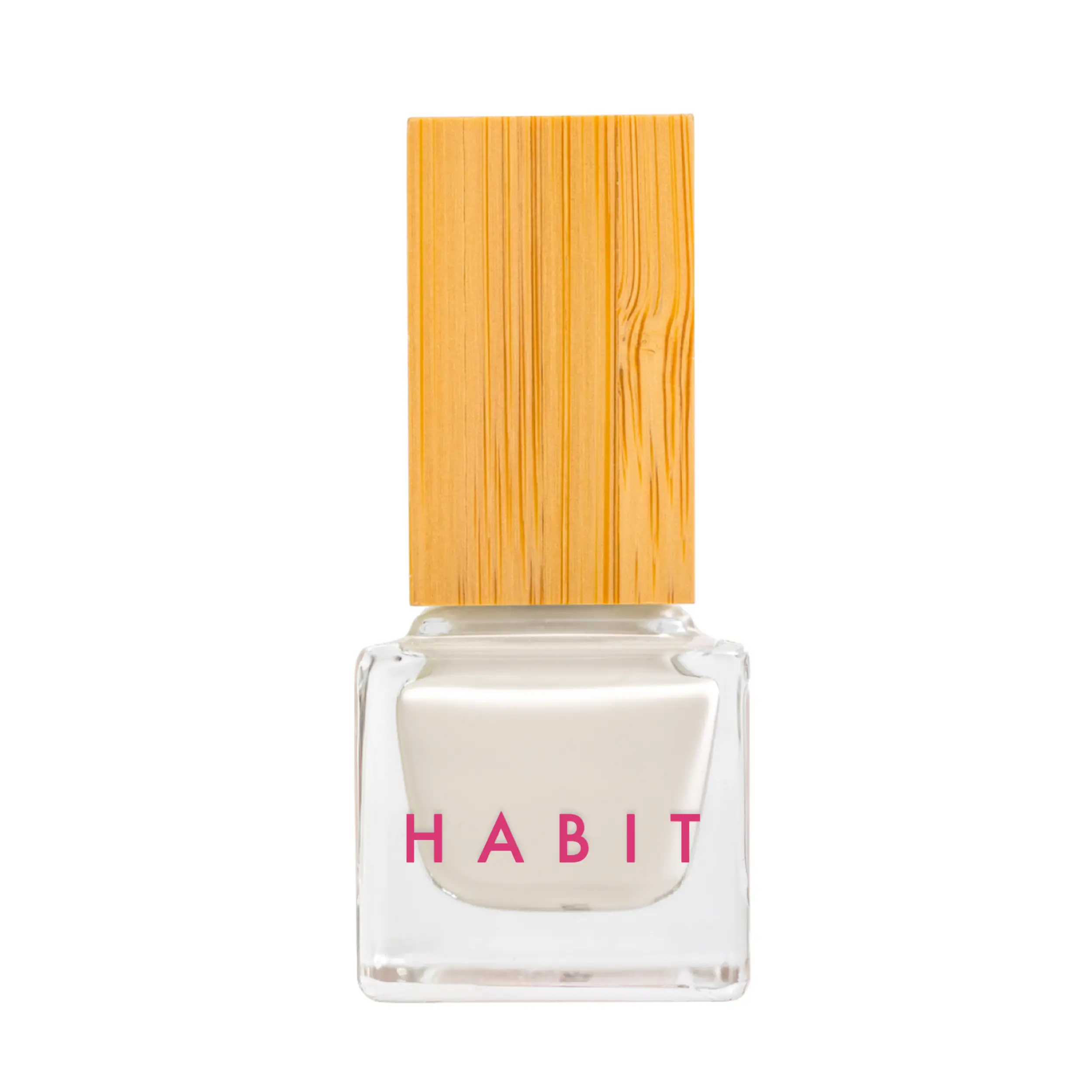 Habit Cosmetics | Nail Polish Breathable Bio based White shades Vegan, Cruelty Free, 21 Toxins Free, 0.3 Oz For Manicure, Fast Drying, Streak Free, Long lasting with Hibiscus and Samphire Extract Salon Quality Cutics