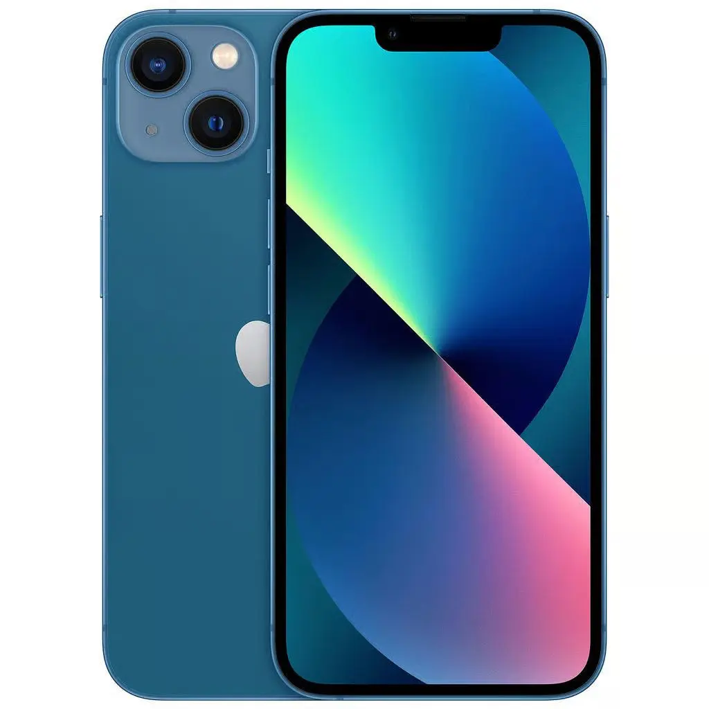 Refurbished iPhone 13 Cellphone - 128GB, Unlocked, Blue, Excellent Condition, High-Definition Camera, Crisp Audio, Ceramic-Coated Design, Universal Adapter Compatible, High-Performance Chip, Sharp Screen, Versatile Device