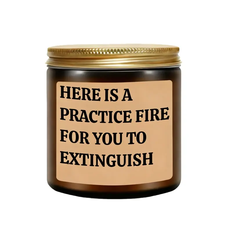 Scented Candle Decorative - Firefighter Gifts for Men, Women - Fire Fighter, Fireman Gifts for Him - Firefighter Graduation, Christmas, Birthday Present for Boys, Dad, Boyfriend - Fire Fighter Accessory, Home Fragrances, Decorative Candles