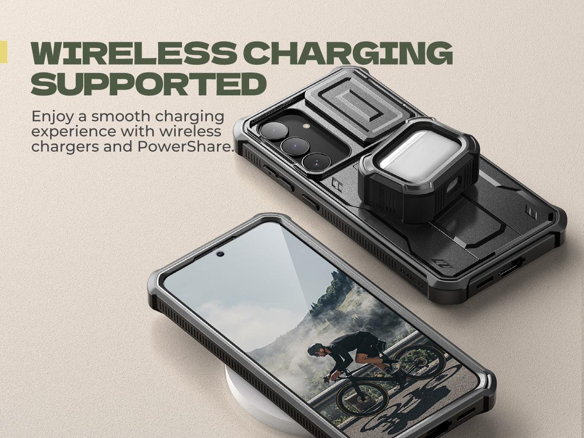 Dexnor for Samsung Galaxy S25 FE Case with Upgraded Slide Camera Cover & 2 Front Frames & Built-in Screen Protector & Kickstand, Heavy-Duty Rugged Case Full-Body Protective Cover(2025) Dexnor for Samsung Galaxy S25 FE Case with Upgraded Slide Camera Cover & 2 Front Frames & Built-in Screen Protector & Kickstand, Heavy-Duty Rugged Case Full-Body Protective Cover(2025)