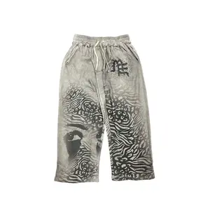 Grey ‘Striped’ Sweatpants
