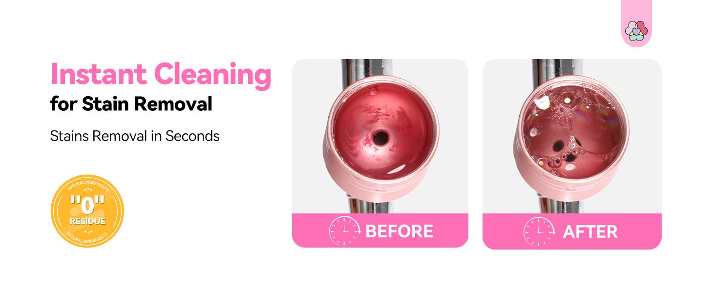 SAVILAND Airbrush Cleaner 8.12 oz: Low-odor Natural Solution Cleaning Quickly Removes Water-based Acrylics Watercolors Gel Nail Polish