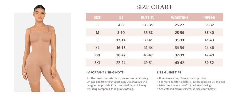 FeelinGirl #LiveStream Strapless Slim Shapewear OutdoorFun Tummy  Control Bodysuit Seamless Shortie with Removable  Womenswear Fabric Comfortable Basic Nylon Tops