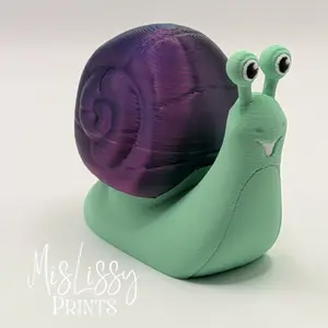 Snail 3D Print Clicker Model Decor