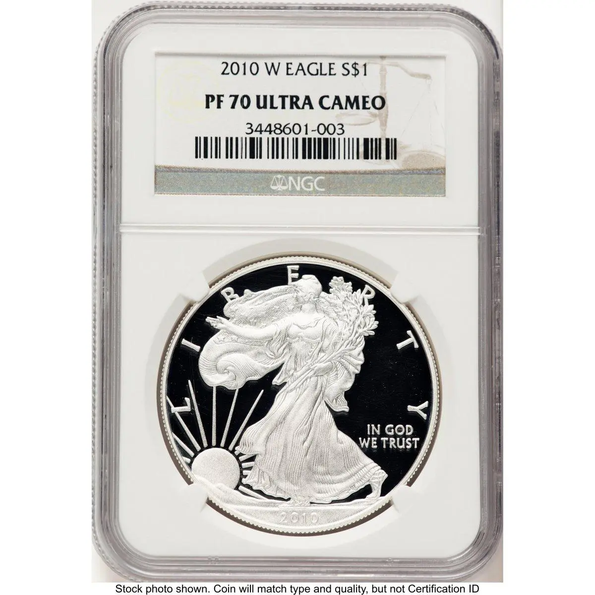 Modern Bullion Coins (2010-W Proof Silver Eagle 1 oz Brown Label)