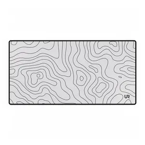 Topographic Contour Pattern Desk Mat | Large Mouse Pad