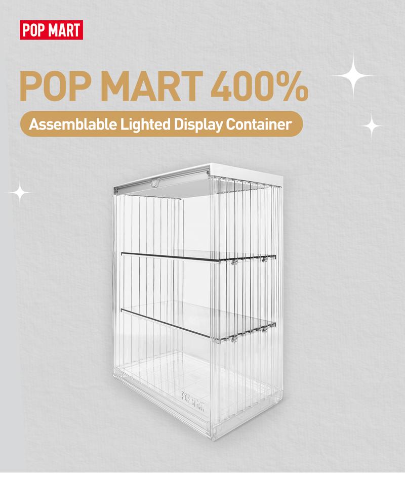 [Spanish] – POP MART – Contenedor de Exhibición Iluminado Ensamblable 400%