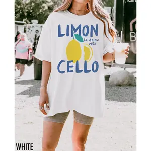 Limoncello Shirt, Lemon Shirt, Amalfi Coast, Italy TShirt, Vacation T-Shirt, Preppy Shirt, Lemons Tee, Cocktail T Shirt, Retro Graphic Tee