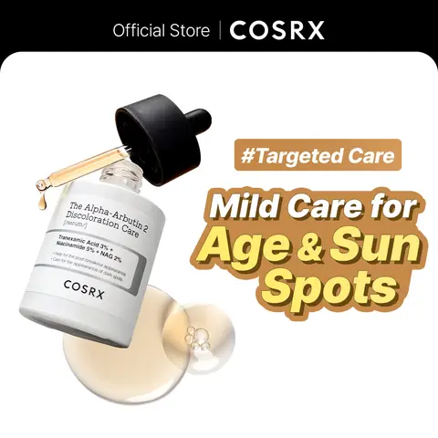 [COSRX Official]  The Alpha Arbutin 2% Brightening Facial Serum - Anti Pigment Serum, Hyperpigmentation Treatment, Blemish Care Serums & Essences for Uneven Skin Tone, Dark Spot Remover, 50ml Face Care Brighten Skin Tones