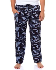 DC Comics Men's Batman Pajama Pants Camo Bat Sginal Sleep Lounge Bottoms