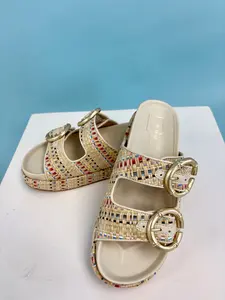 Rainbow Rattan Sandal