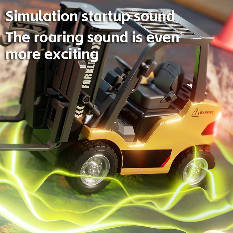 1/64 Mini Desktop remote control Toys,Construction Vehicle Toys, Release pressure