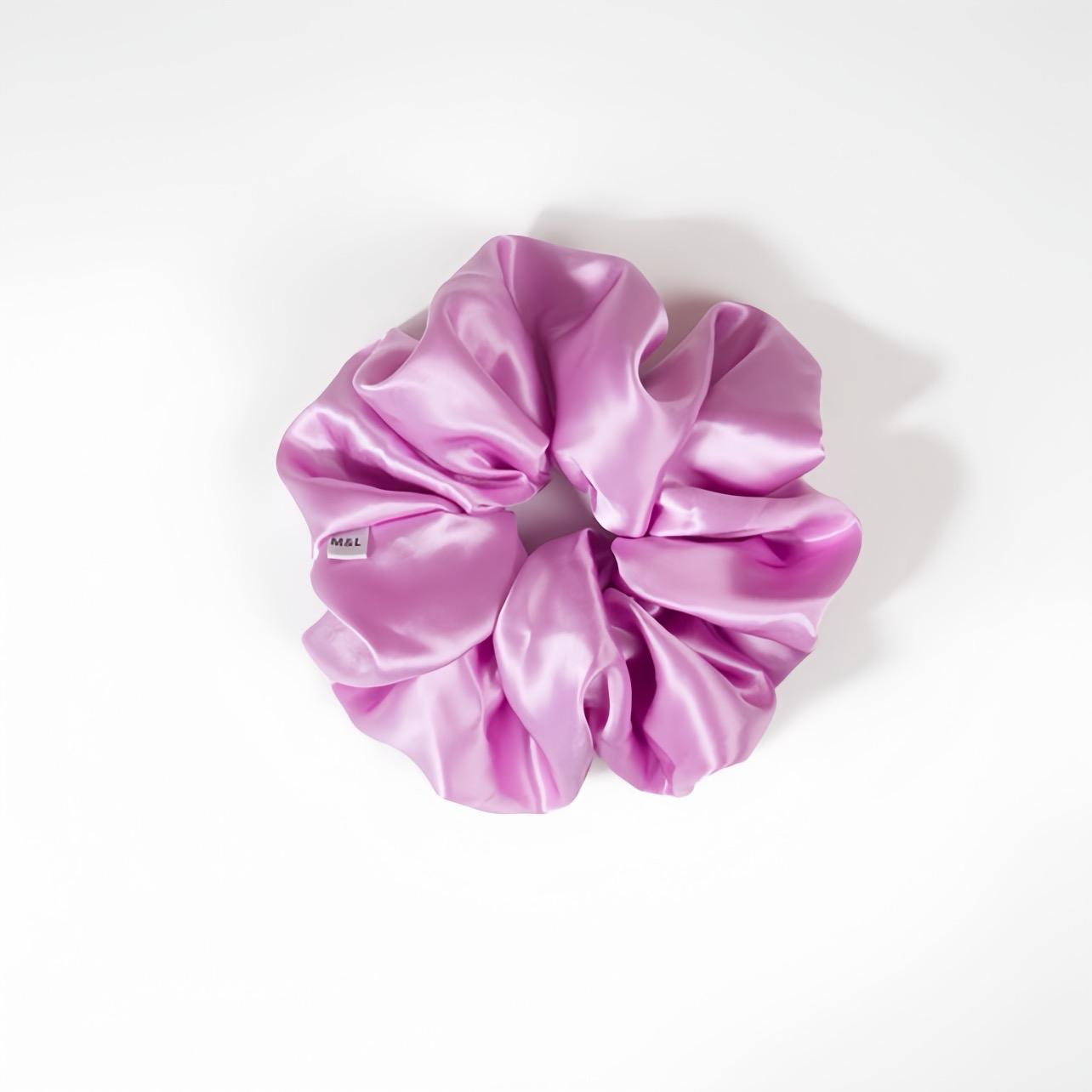 Handmade vintage style 100% high quality super soft luxurious natural silk oversized xl scrunchie