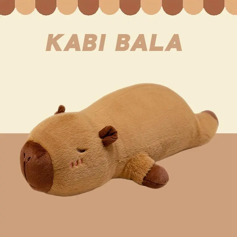 Adorable Capybara Pillow |             Memory Foam, Soft Lightweight Portable, Cute Gift for Girls; Super Anxiety Relief Stuffed Toy with Lights & Music, Lovely Animal Baby Plush for Memorable Moments