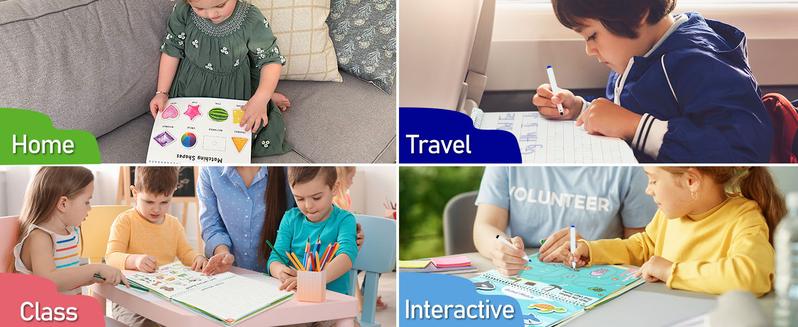 BenBen Busy Book for Toddlers, 30 Pages, Pre-Assembled, Preschool Learning Activities, Montessori Toys for Ages 3 and Up, Autism Sensory Toys, Kids Educational Activity Book, Birthday Gift