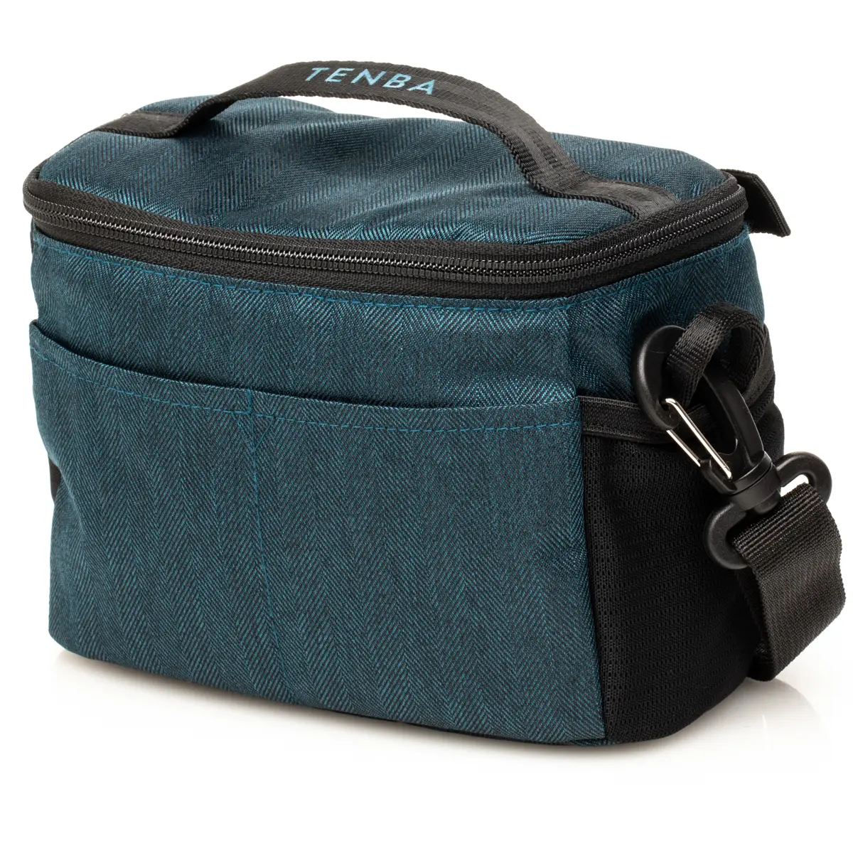 Tena BYOB 7 Camera Backpack Insert, Blue Herringbone Polyester Soft Shell for a Custom Fit, Organizer for Mirrorless Equipment & Accessories, Durable