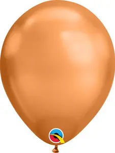 **SALE** 11" Qualatex Chrome Copper Helium Latex Balloons 100ct #12977