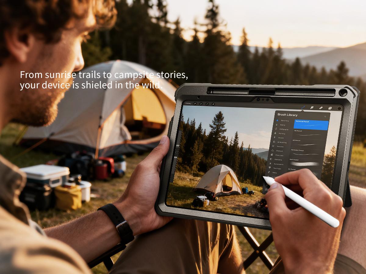 Dexnor Case for iPad (A16) 11th/10th Generation 2025/2022 (11″/10.9″),Rugged Protective Case with 360° Rotating Hand Strap& Stand & Screen Protector & Pencil Holder Shockproof Full-Body Cover Dexnor Case for iPad (A16) 11th/10th Generation 2025/2022 (11″/10.9″),Rugged Protective Case with 360° Rotating Hand Strap& Stand & Screen Protector & Pencil Holder Shockproof Full-Body Cover