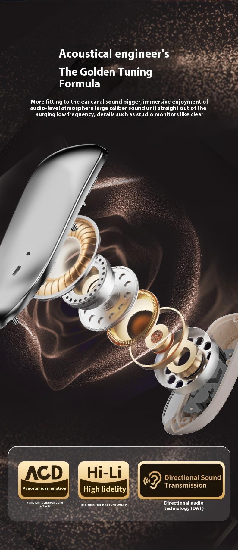 Monster Ear Buds - Bluetooth Headphones with Zero‑Gravity Titanium Ear‑Hook Design, Noise Isolation, 145H Playtime Wireless Earbuds Headset Bluetooth 6.0, IPX5 Waterproof & Sweatproof, Ideal for Travel & Electronic Gifts for Men and Women