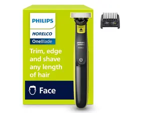 Philips Norelco OneBlade 360 Face Hybrid Electric Trimmer and Shaver, QP2724/70