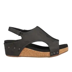 Corkys Womens Volta Ii Studded Slingback  Casual Sandals Casual Mid Heel 2-3" - Black