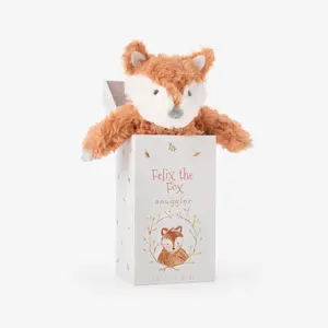 Felix Fox Snuggler Plush Security Blanket w/ Gift Box