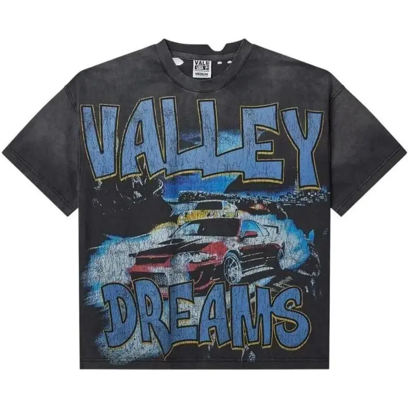 Vale Forever Mount Akina Car Tee – Retro Streetwear Graphic T-Shirt, Heavy Cotton Unisex Oversized Top 2026