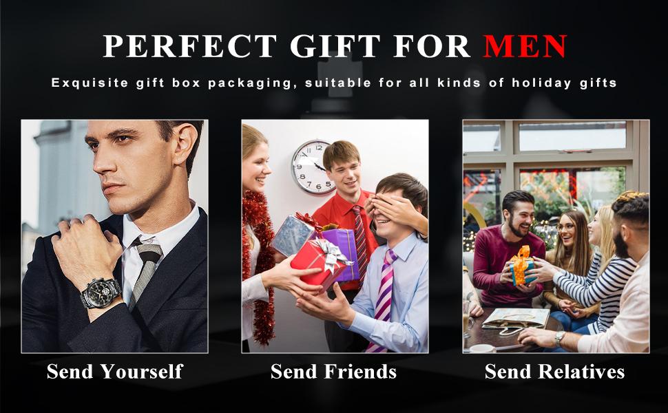 OLEVS G6607 Men's Self Winding Automatic Mechanical Tourbillon Watch Stainless Steel Luminous Waterproof Luxury Dress Wristwatch with Bracelet and Gift Box