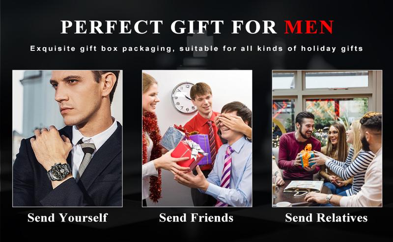 OLEVS G6607 Men's Self Winding Automatic Mechanical Tourbillon Watch Stainless Steel Luminous Waterproof Luxury Dress Wristwatch with Bracelet and Gift Box