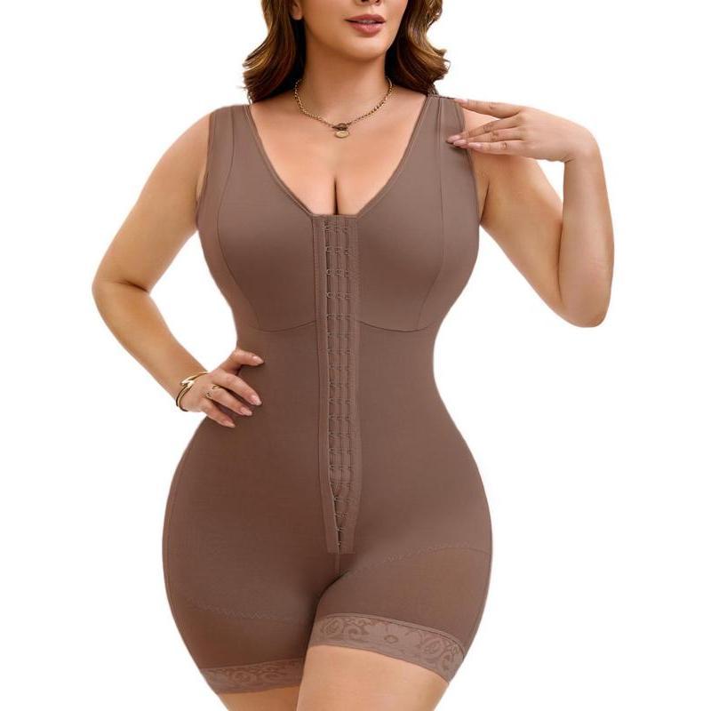 Colombian Faja Full Body Shapewear | High Compression 2-Hook Waist Trainer | Tummy Control Butt Lifter Daily Essential