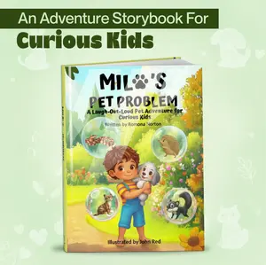 Milo’s Pet Problem – Screen-Free Fun Kids Activity & Story Book for Ages 4–8 | Coloring, Puzzles & Learning Activities for Toddlers & Preschoolers Creativity
