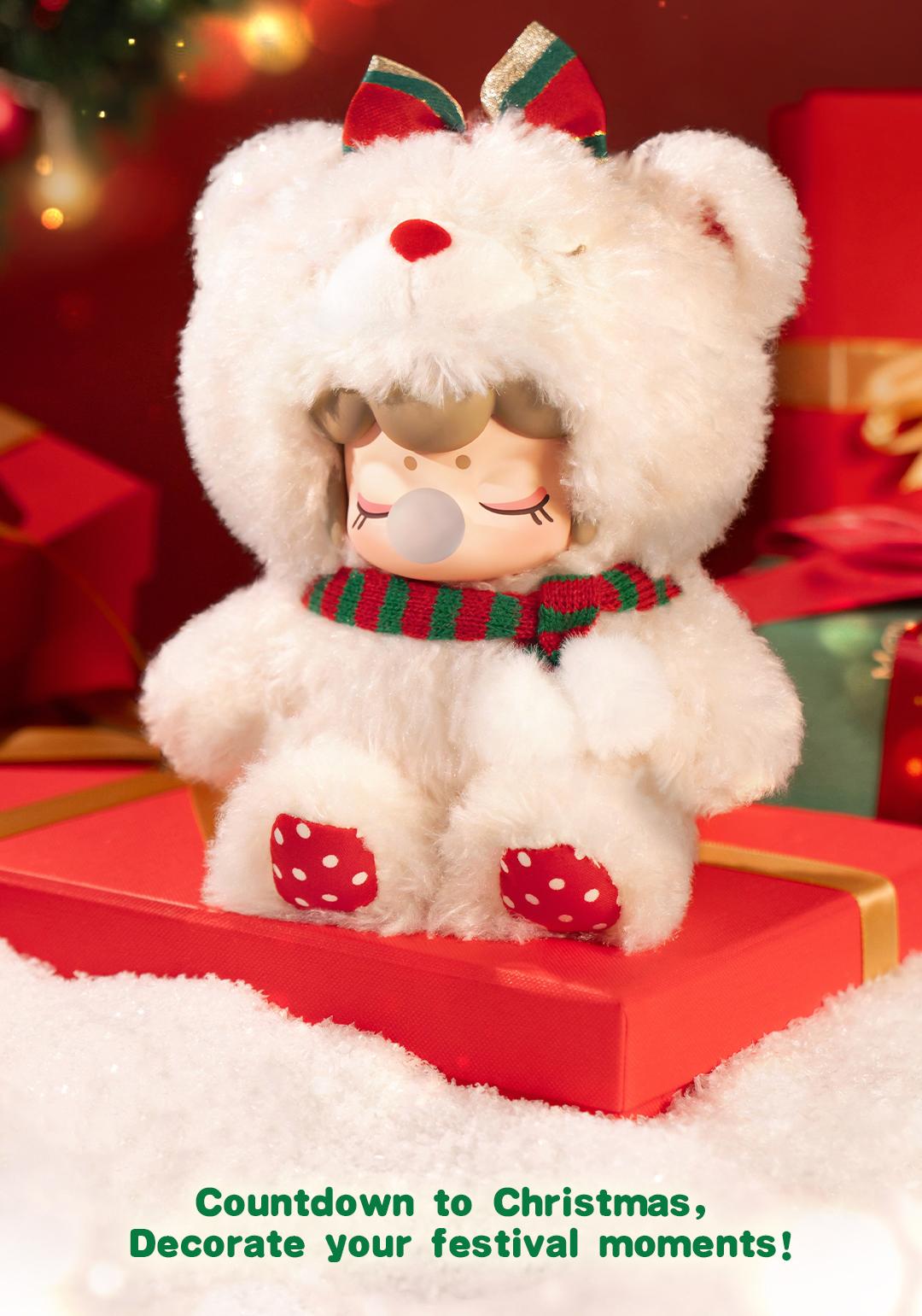 【Limited Edition】Rolife Nanci Christmas Bear Plush Pendant, Xmas Gift Ideas Keychain