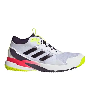 adidas Mens Crazyflight 6 Mid Indoor Volleyball Sneakers Shoes - White