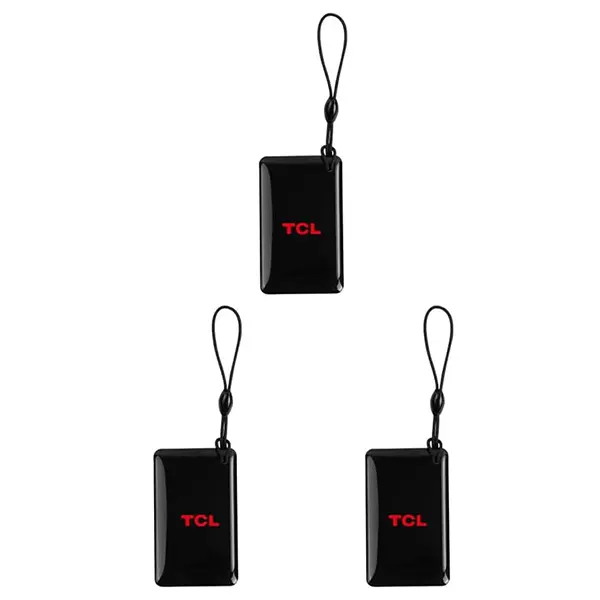 TCL Smart Door Lock IC Card 3 Pcs for Smart Deadbolt Lock, RFID Key Fob for D1 Pro/ D2/ D2 Plus/ D2 Pro Smart Lock, Black