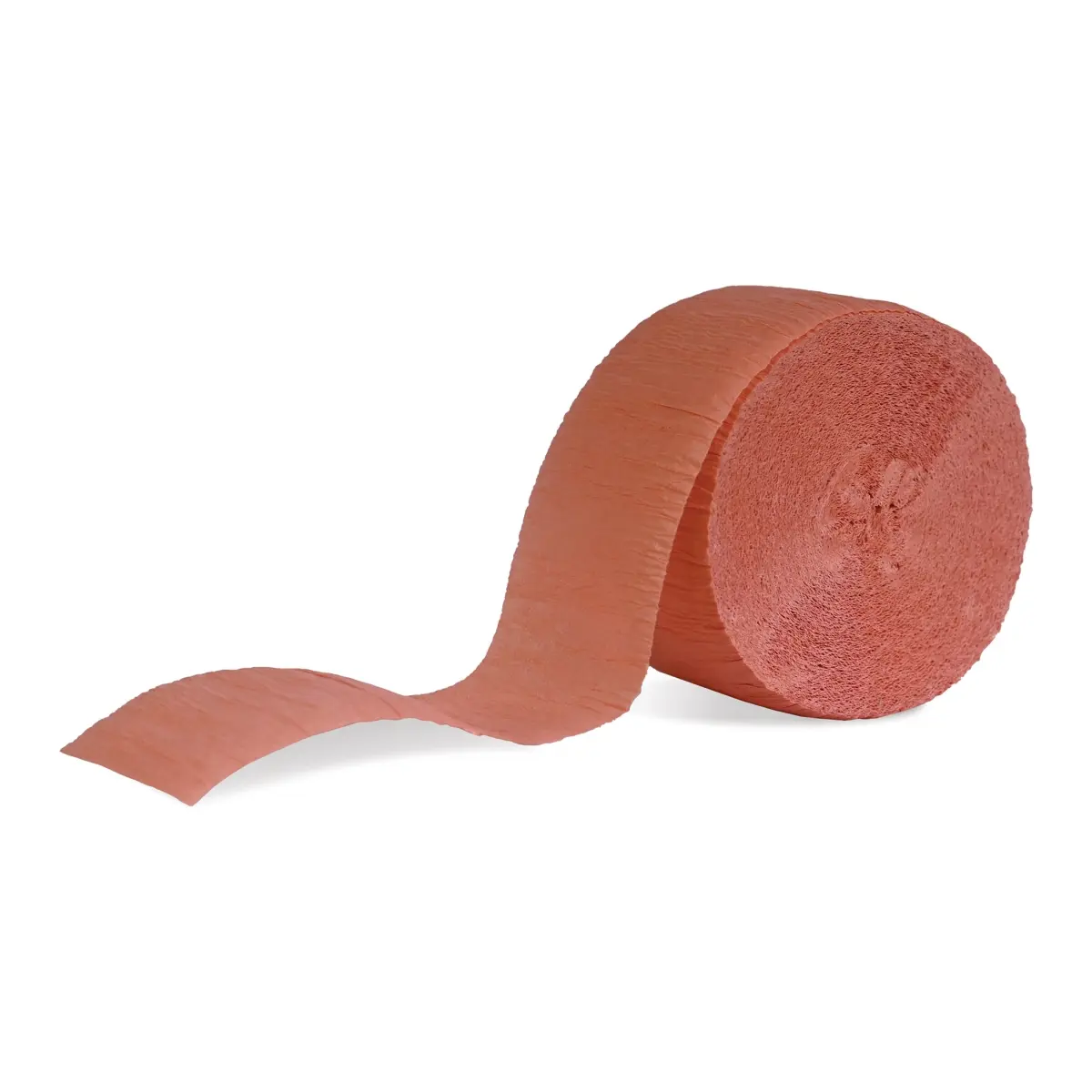 Beistle 56509-PCH Flame Retardant Crepe Streamer, 1.75 in x 81 ft, Ceiling Streamer for Peach Party Decor, Festive Home & Party Supplies