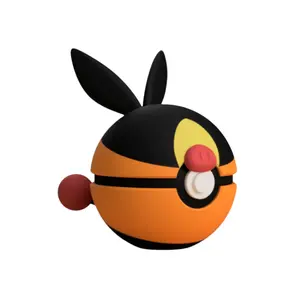 Tepig Poke Ball - Inspired 3D Printed Collectible