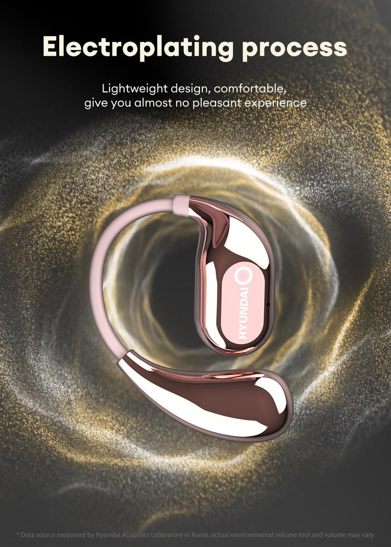 HYUNDAI HY Q18 Pro Electronic Earbud Bluetooth Headset with 2025 Bluetooth 6.0 for Faster, Stable Connection & Low Power Use, Full‑Color Touch Screen, Audio Wireless Headphones for Music & Phone Calls