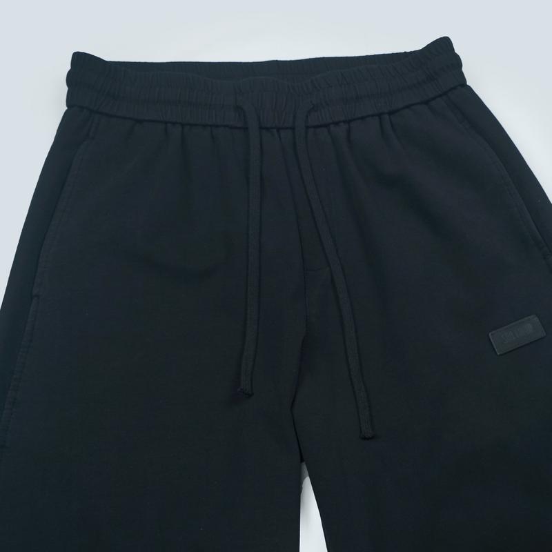 Women's Spring Bottom Pants Comfy Stretchy Drawstring Black with Back Pocket Comfortable Casual Wear