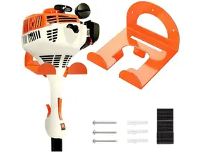 Weed Eater Hanger, Garage Organizer Trimmer Rack Wall Mount, Garden Power Tool Holder Garage Hooks for Grass Trimmer, Hedge Trimmer, Leaf Blower and Chainsaw Storage, 1 Pack