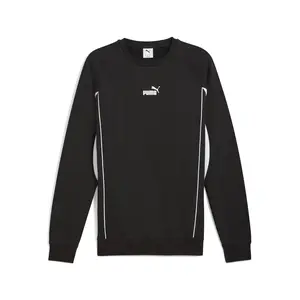 PUMA Mens Sport Crew Neck Sweatshirt Casual - Black