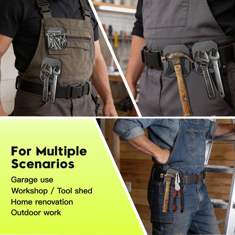 SEESE Magnetic Tool Holder-Clip-On Belt Magnet for Screws,Nails,Hammers,Sockets,Pliers,Screwdrivers,Trowels,Drill Bits,Wrenches &More Heavy Duty SEESE Magnetic Tool Holder-Clip-On Belt Magnet for Screws,Nails,Hammers,Sockets,Pliers,Screwdrivers,Trowels,Drill Bits,Wrenches &More Heavy Duty