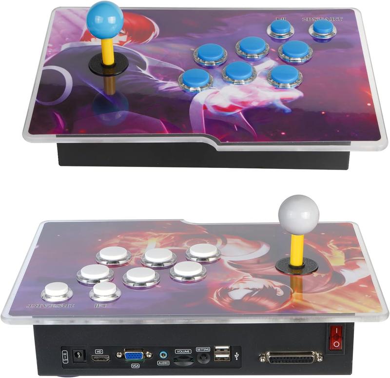 【 28000 Games in 1 】Box 50S Arcade Game Console Retro Game Machine for PC & Projector & TV, 2-4 Players, 1280X720, 3D Games, Search/Hide/Save/Load/Pause Games, Favorite List Smooth Towels