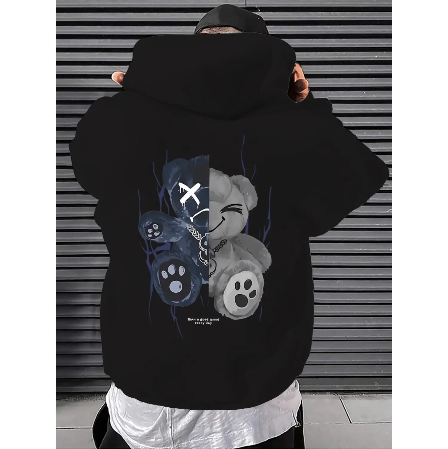 men's teddy bear hoodie - TikTok Shop