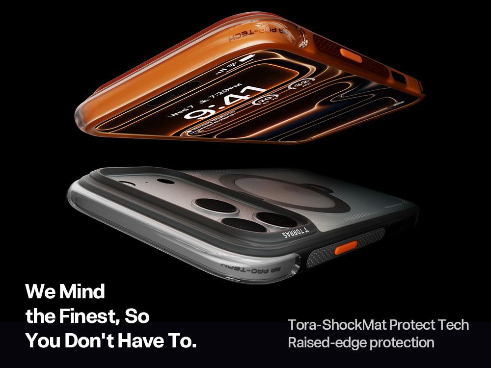 TORRAS Ostand Q3 Air for iPhone 17/16/15 Pro Max Case with 360 Magnetic Stand, Fit for MagSafe, 4M Drop Tested, Camera Control Button, Shockproof Phone Case Cellphone Protective