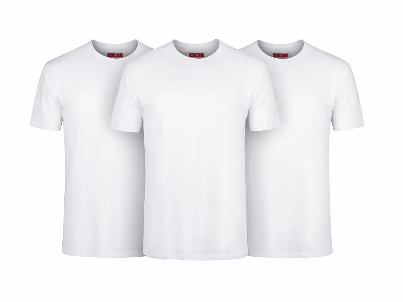 3 Pack S&W 100% Premium Cotton Crew Neck T-Shirt