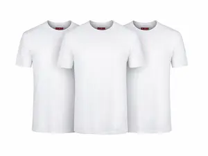 3 Pack S&W 100% Premium Cotton Crew Neck T-Shirt